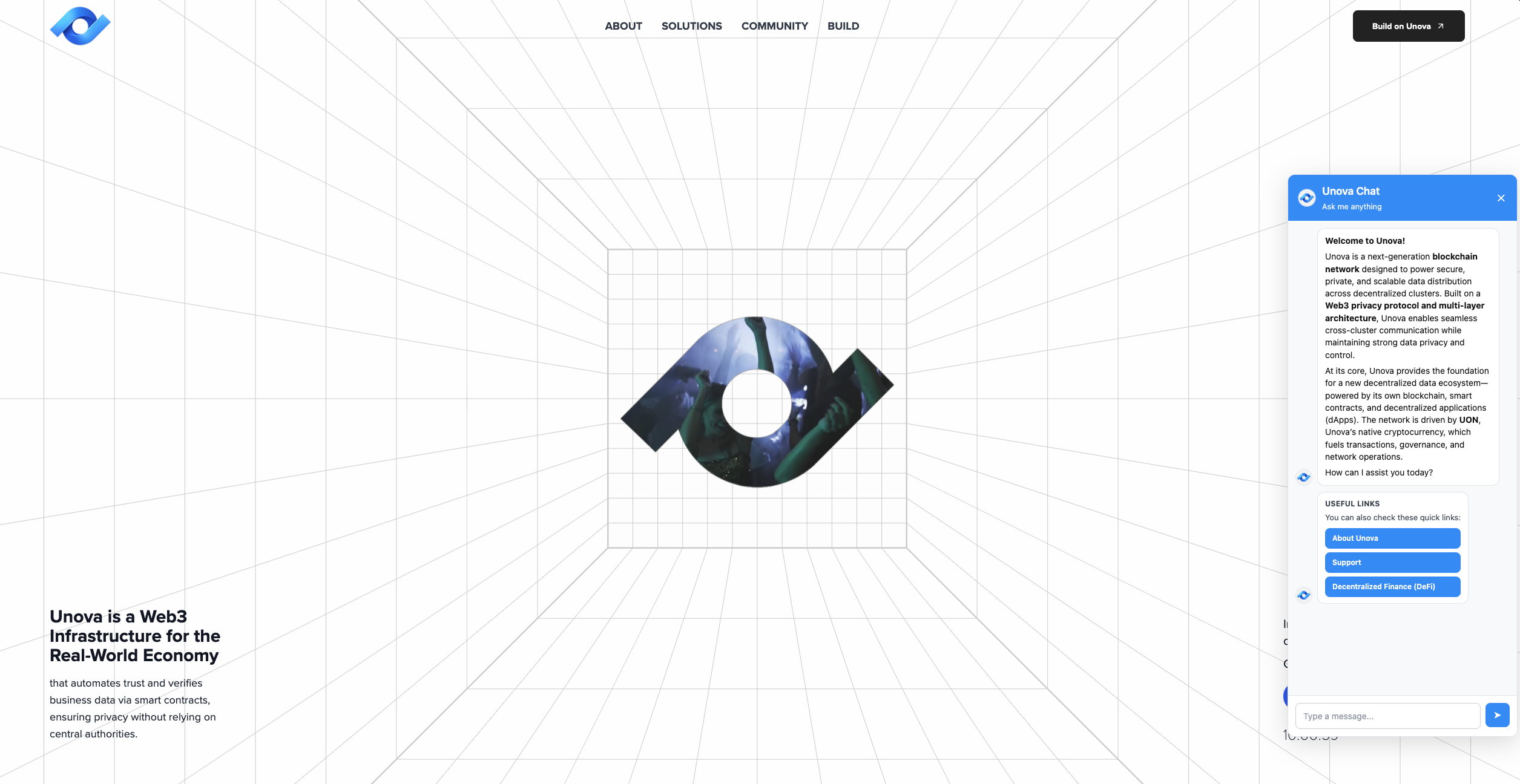 Widget on a live site