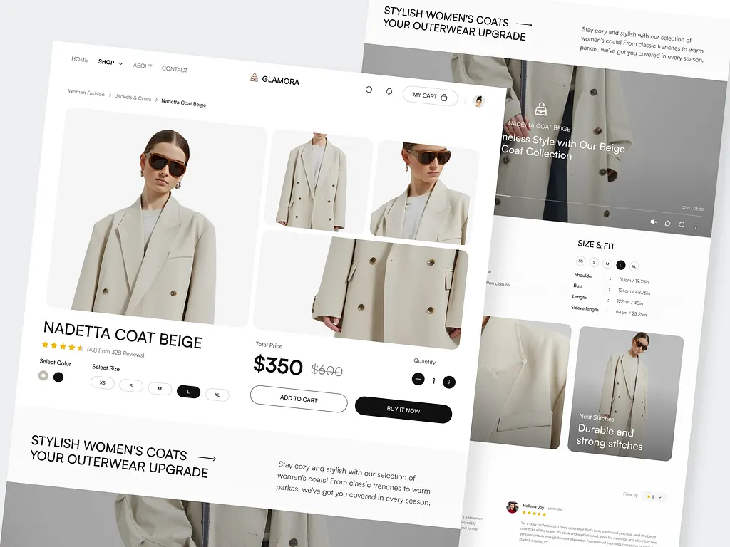 Product Recommendation area in the Przio app: activities and catalogs